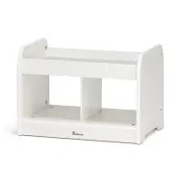 Millhouse White Compact Low Mirror Play Storage