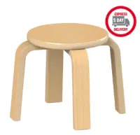 Wooden Stacking Stool - Pack of 4 - Height 210mm - Set x 4