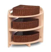 Millhouse Tall 90° Corner Unit with 3 Baskets