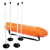 ARESSON Wooden Rounders Posts Plus Bases