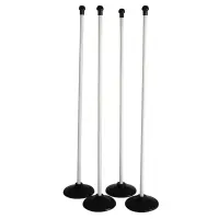 ARESSON Wooden Rouders Posts Plus Bases - Set x 4