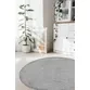 Classic Circular Rug - Grey