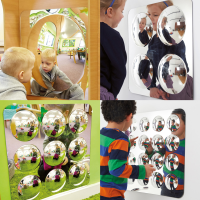 Large Dome Mirror Panel Set - Pack x4