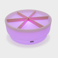 Discovery Glow Low Table + Wooden Dividers Set