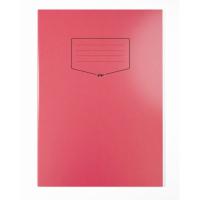 Silvine Tough Shell A4 Exercise Books. 15mm Ruled. Red x80 Pages