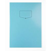 Silvine Tough Shell A4+ Exercise Books. 15mm Ruled. Blue x80 Pages
