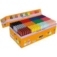 BIC Kids Visa Eco XL Colouring Felt Tips - Broad - Pack x 288