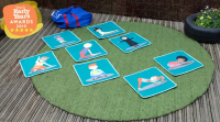 Square Yoga Placement Mats