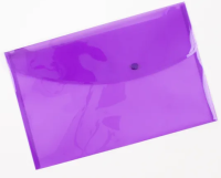 A4 Popper Wallets Purple - Pack x25