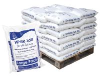 White De-icing Rock Salt x40 bags. 25kg (1 pallet)