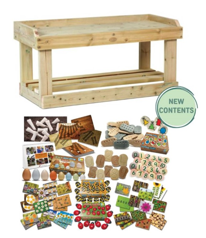 Millhouse Busy Bench Plus Outdoor Math Kit
