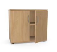 Kito 18mm Closed Storage 725mm - 1 + 3/4 Level (Desk High) - Beech