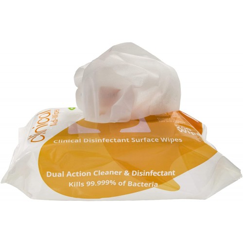 Uniwipe Clinical Midi Disinfectant Surface Wipes - 200 Pack
