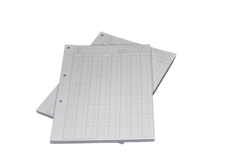 A4 Audit Pad 8 Column