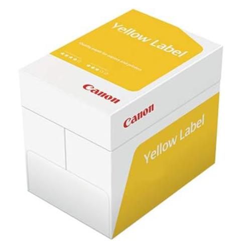 5 CASE OFFER, A4 WHITE 80GM COPY PAPER CANON YELLOW BOX, 2500 SHEETS PER CASE CP/12/5