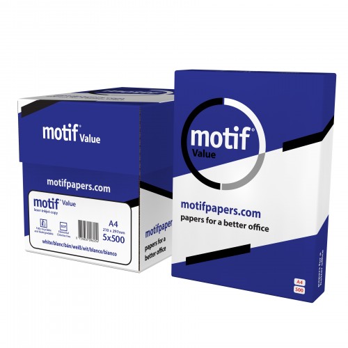 10 case offer Motif Value Laser-Inkjet Copy paper A4 white
