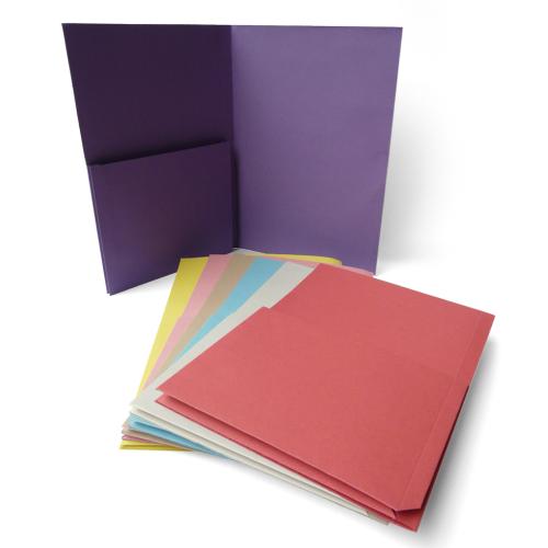 Single Upright Document Wallet 485gsm Heavy Weight Lilac