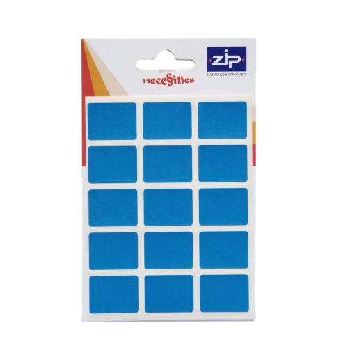 ZIP Hang Pack Labels Blue 19x25mm