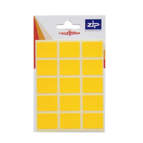 ZIP Hang Pack Labels Fluorescent Orange 19x25mm