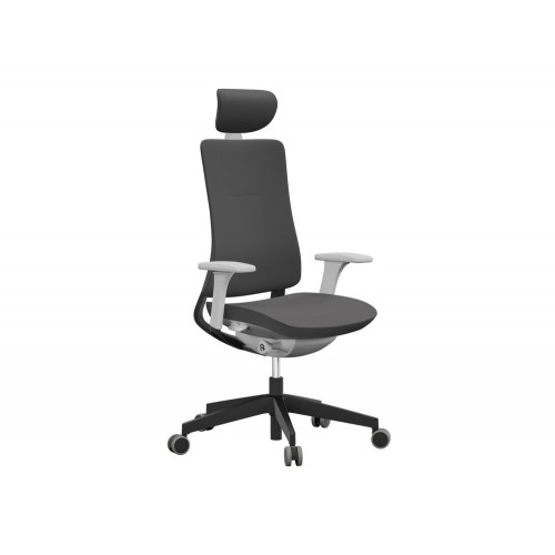 Profim Violle Executive Office Chair with Upholstered Back and Headrest