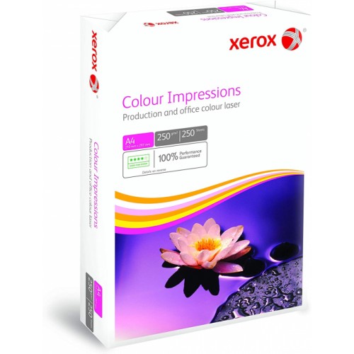 Xerox Optimum A4 Paper Colour Impressions 250gsm Ream (250 Sheets)