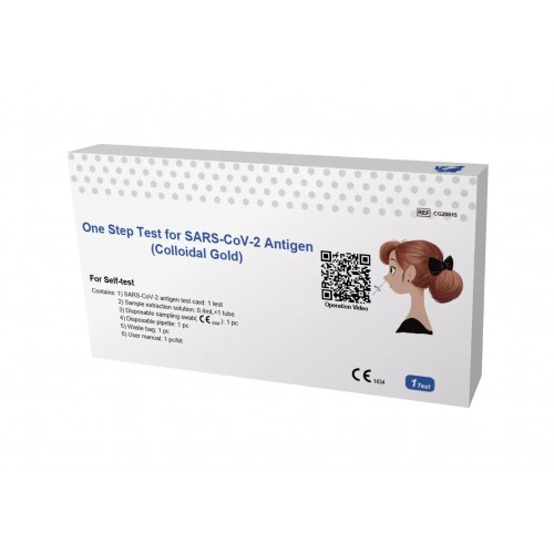 One-Step COVID-19 Antigen Test for SARS-CoV-2 (Colloidal Gold)