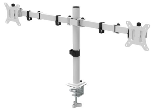 Core Double Monitor Arm White