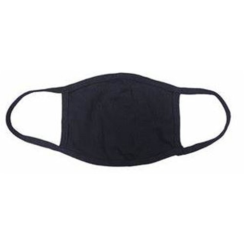 Triple Layer Reusable Cotton Cloth Masks Navy Pk 3