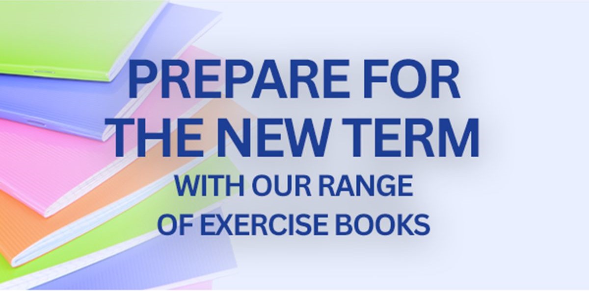 Prepare for the New Term With Exercise Books