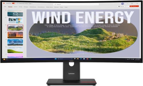 Lenovo ThinkVision T34WD-40 - LED monitor - curved - 34" - HDR