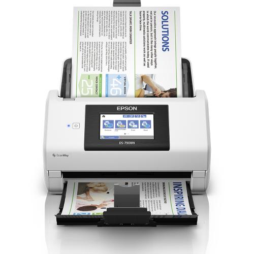 Epson WorkForce DS-790WN - document scanner - desktop - USB 3.0  Gigabit LAN  Wi-Fi(n)  USB 2.0 (Host)