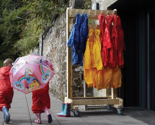 Mobile Puddle Suits Storage