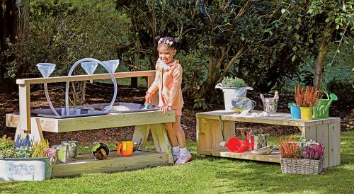 Toddler Double Sand and Water Station