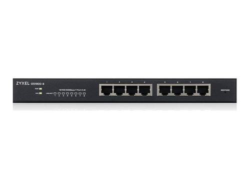 Zyxel GS1900 Series GS1900-8 - switch - managed - 8 ports - smart - rack-mountable