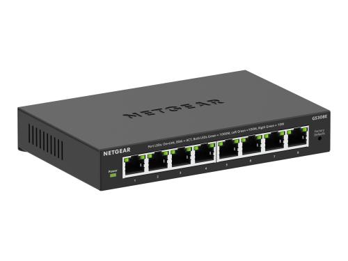 NETGEAR 300 Series SOHO Plus GS308E - switch - 8 ports - smart
