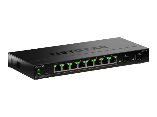 NETGEAR GS310TPv2 - switch - 8 ports - smart