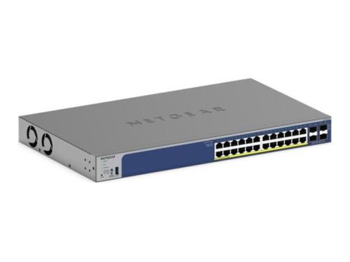 NETGEAR Smart GS728TXP - v3 - switch - 24 ports - smart - rack-mountable