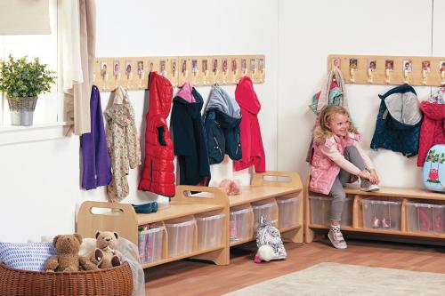 Cloakroom Sets - 4 x Wall Mounted Hook Sets (4 x PT1158)
