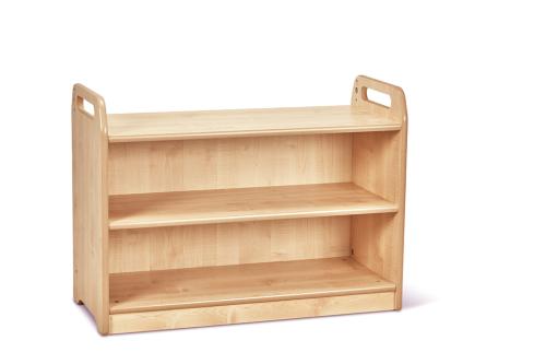 Shelf Unit with Display & Mirror Back (Empty)