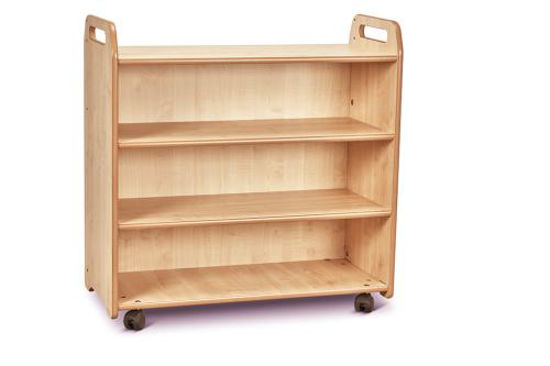 Mobile Shelf with Mirror Back (Empty)