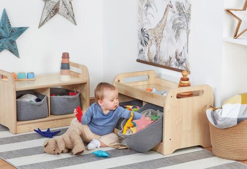 Compact Low Level Storage Bench (Empty)