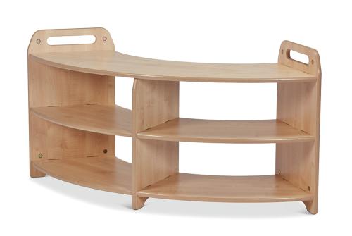 Tall 90° Open Sweep Shelving Unit