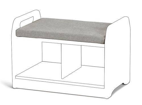 Bench Cushion - Compact Low Level Storage Bench