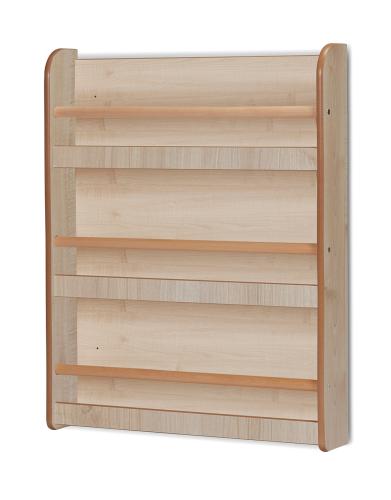 Wall-Mounted Book Display - Maple   NEW