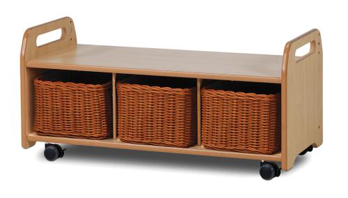 Mobile Low Level Unit with 3 Baskets