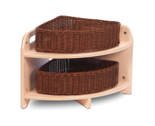 Low Level 90° Corner Unit with 2 Baskets