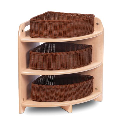 Tall 90° Corner Unit with 3 Baskets