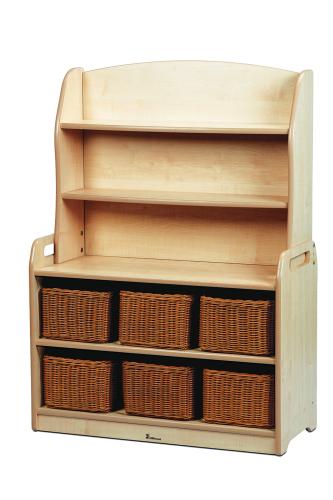 Welsh Dresser Display Storage with 6 baskets