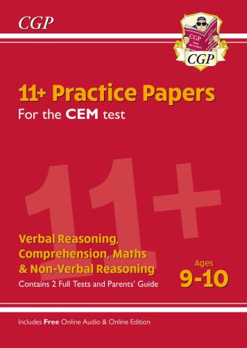 11+ CEM Practice Papers - Ages 9-10 (with Parents' Guide & Online Edition)