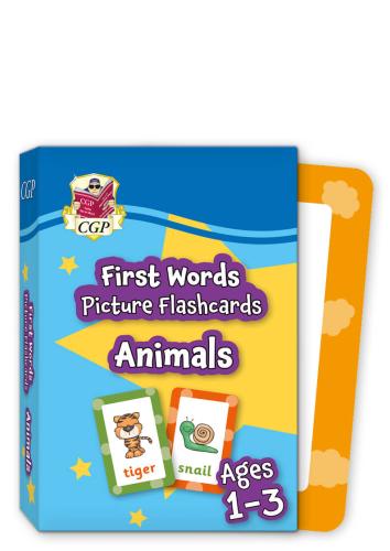 First Words Picture Flashcards for Ages 1-3: Animals